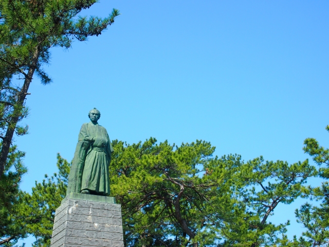 高知県桂浜竜馬像
